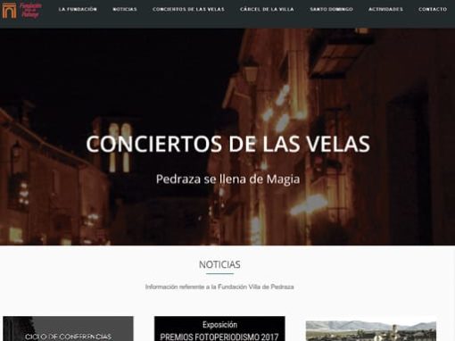 Fundación Villa de Pedraza – Web