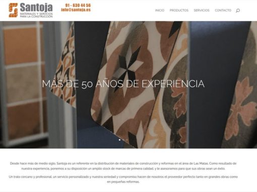 Santoja Materiales – Diseño y Desarrollo Web