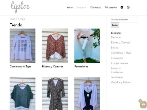 Tiptoe – Diseño web y E-commerce